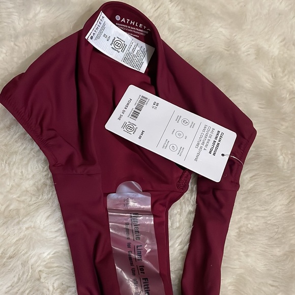 Athleta Bikini Set Maldives Red NWT S - Picture 9 of 13